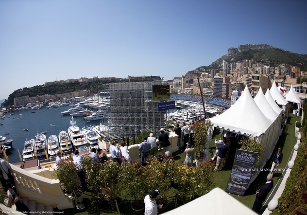 Monaco Grand Prix Midi Terrace Hotel Hermitage Terrace View