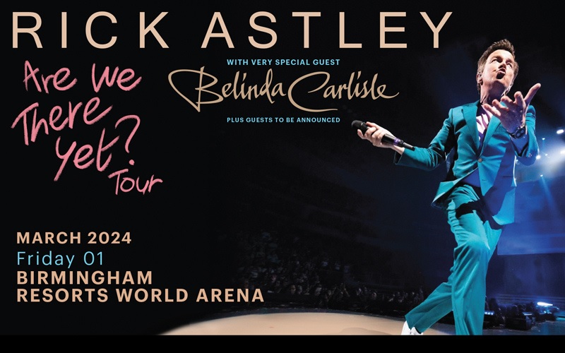 Rick Astley Resorts World Arena Birmingham concert tickets corporate hospitality packages