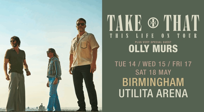 Take That 2024 Utilita Arena Birmingham tickets corporate hospitality packages